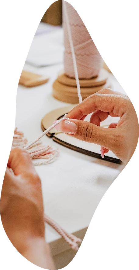 tissage du macramé
