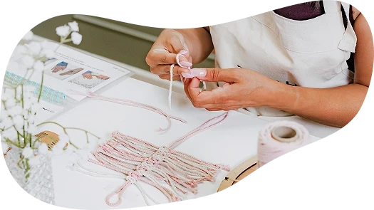 tissage du macramé